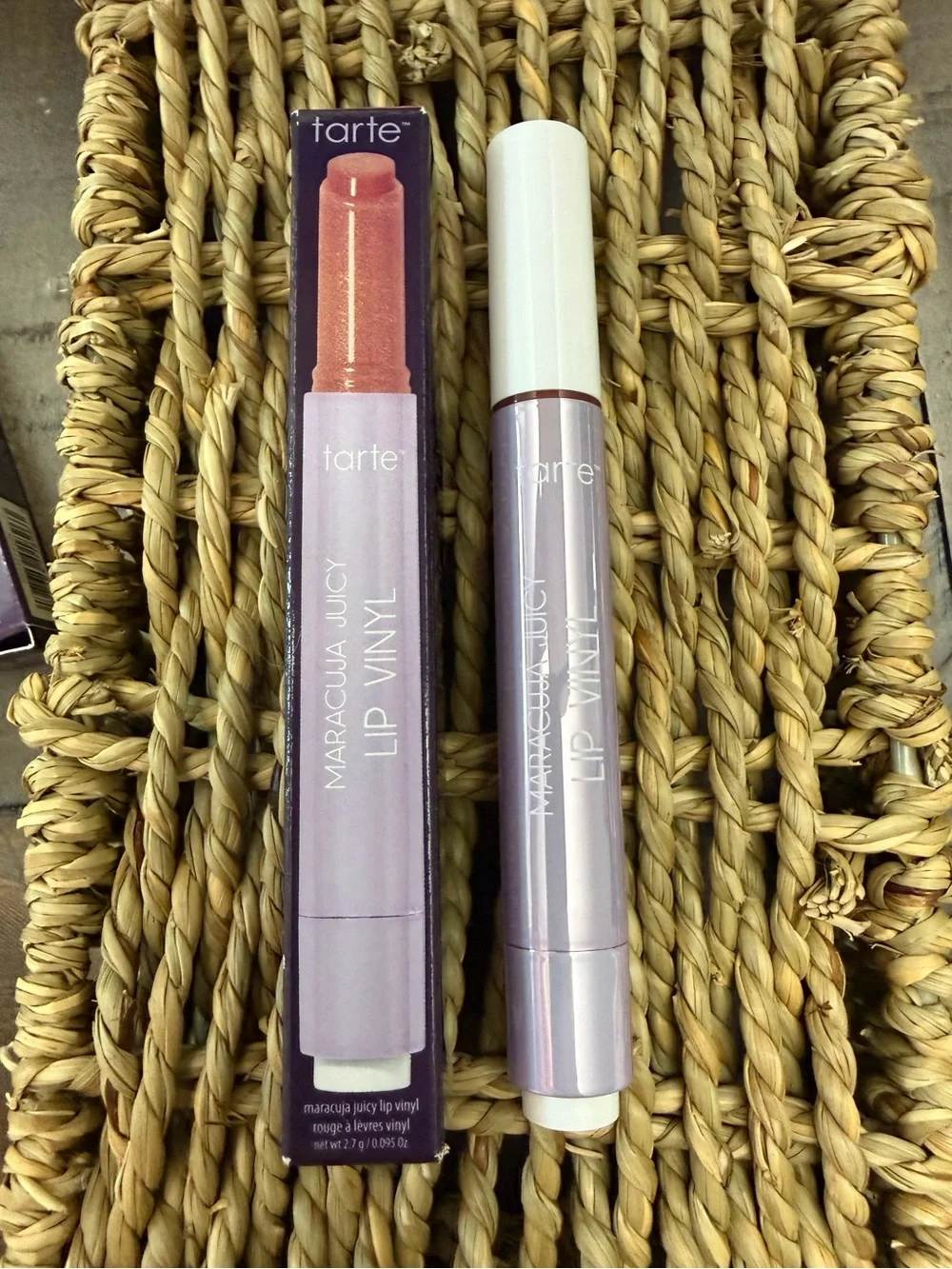 Tarte Maracuja Juicy Lip Vinyl Shimmering Rose 2.7g / 0.095 oz NIB